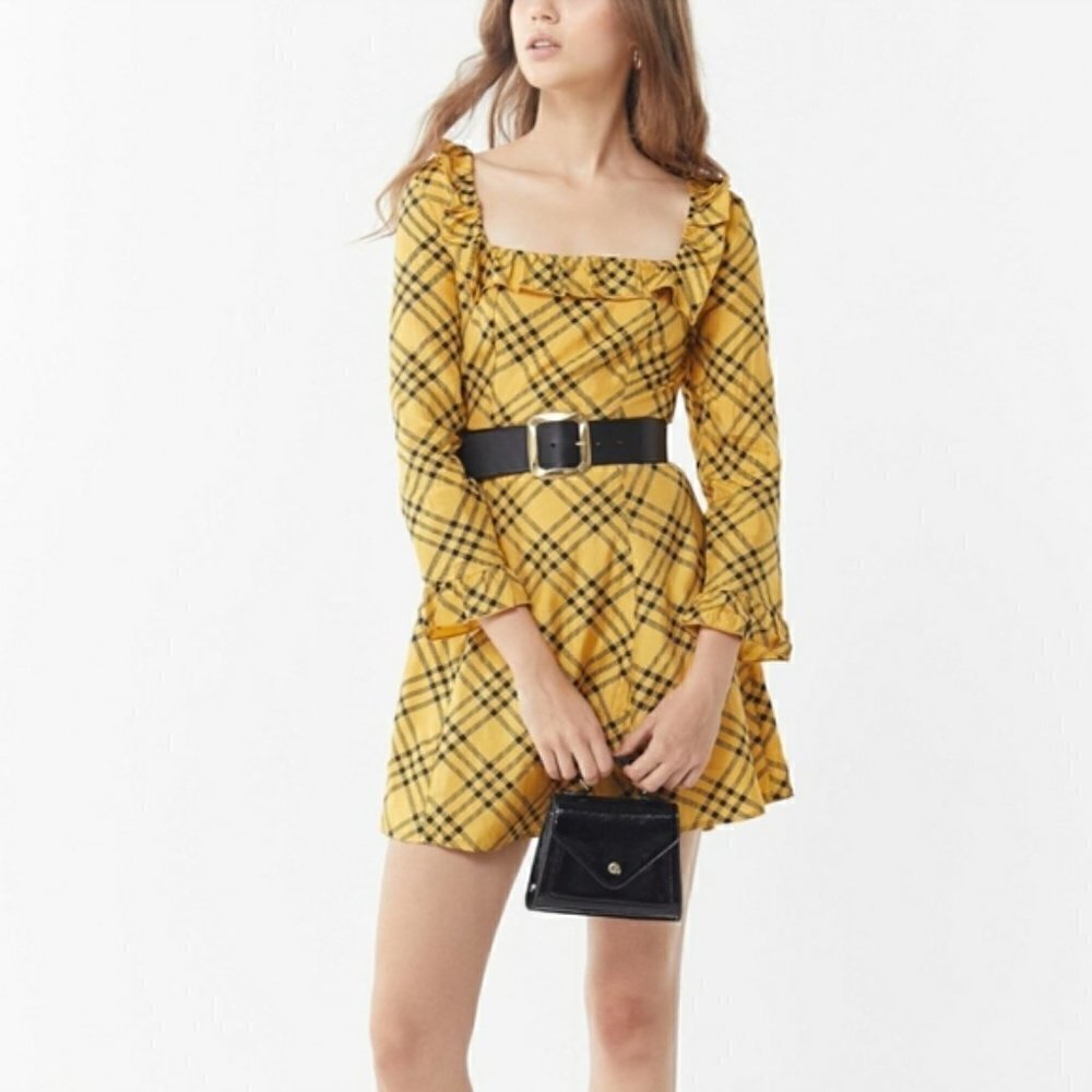 Urban Outfitters Kristen Tartan Plaid Dress NWT